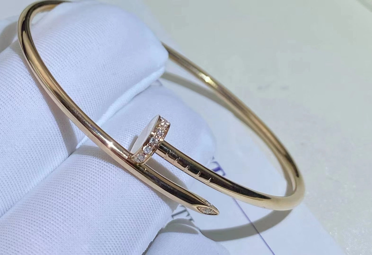 [アンジェラジュエリー]JUSTE ブレスレット 2.5mm ダイヤモンド