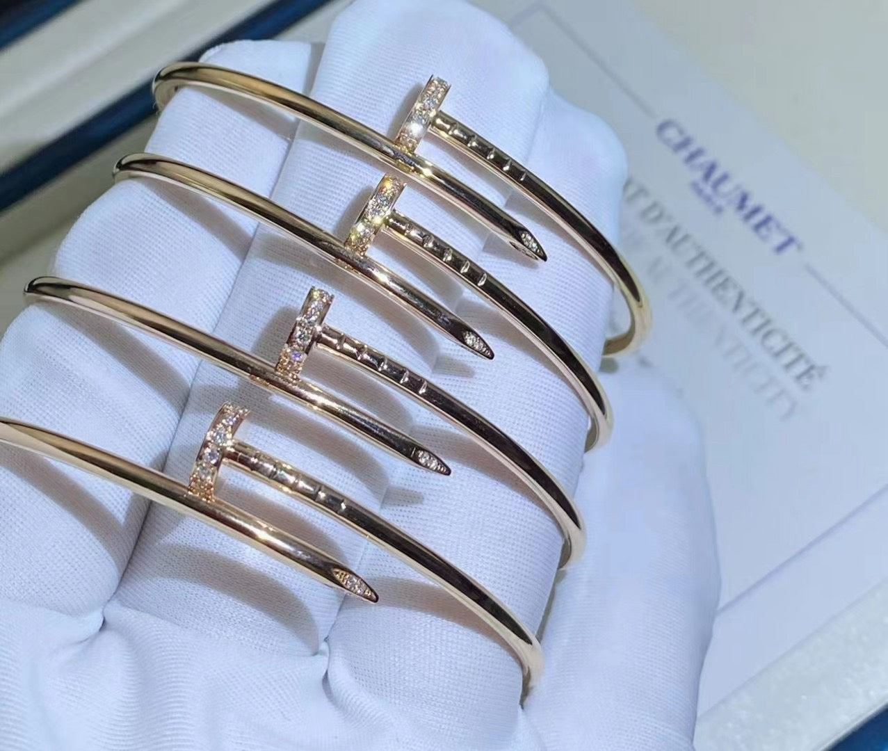 [アンジェラジュエリー]JUSTE ブレスレット 2.5mm ダイヤモンド