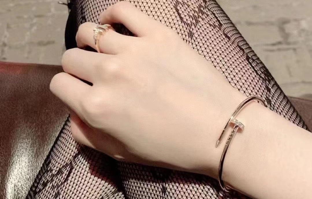 [アンジェラジュエリー]JUSTE ブレスレット 2.5mm ダイヤモンド