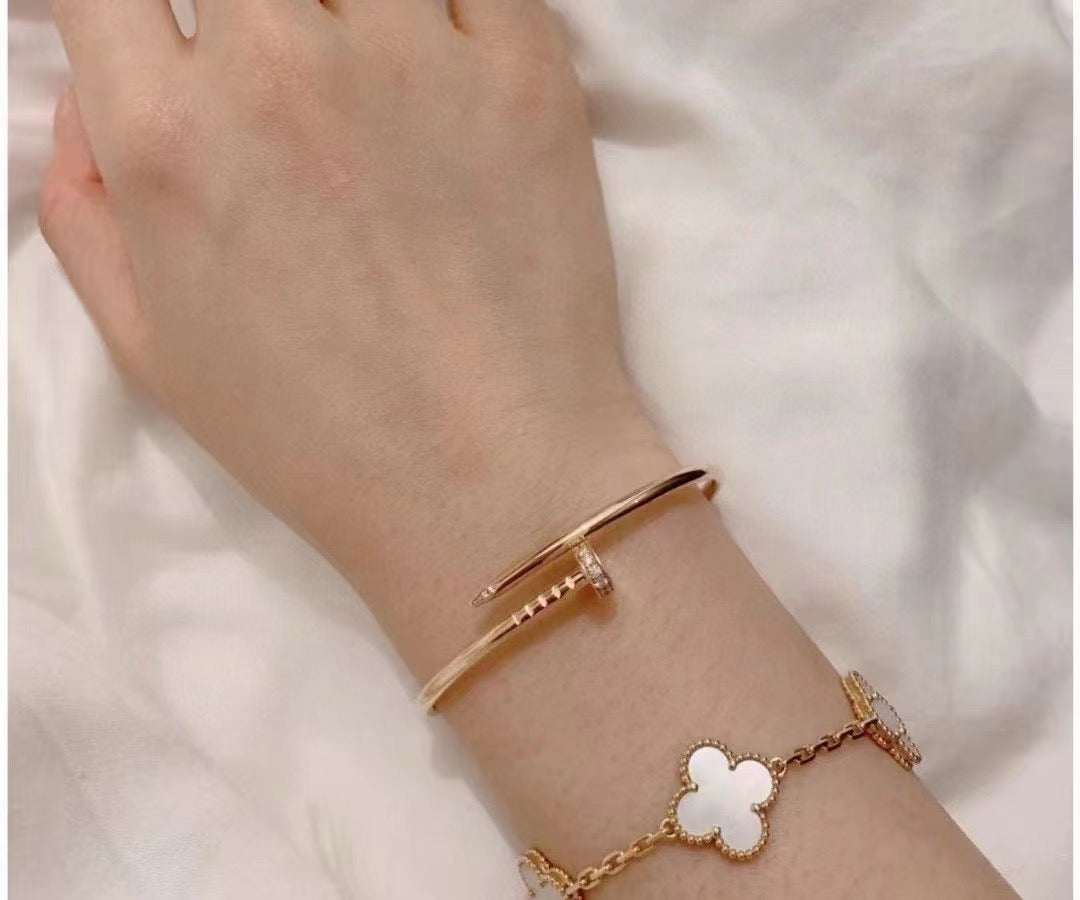 [アンジェラジュエリー]JUSTE ブレスレット 2.5mm ダイヤモンド