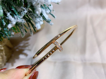 [アンジェラジュエリー]JUSTE ブレスレット 2.5mm ダイヤモンド
