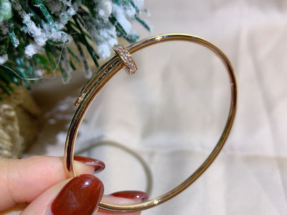 [アンジェラジュエリー]JUSTE ブレスレット 2.5mm ダイヤモンド