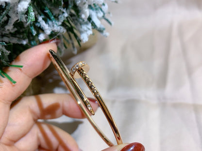 [アンジェラジュエリー]JUSTE ブレスレット 2.5mm ダイヤモンド