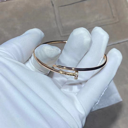 [アンジェラジュエリー]JUSTE ブレスレット 2.5mm ダイヤモンド