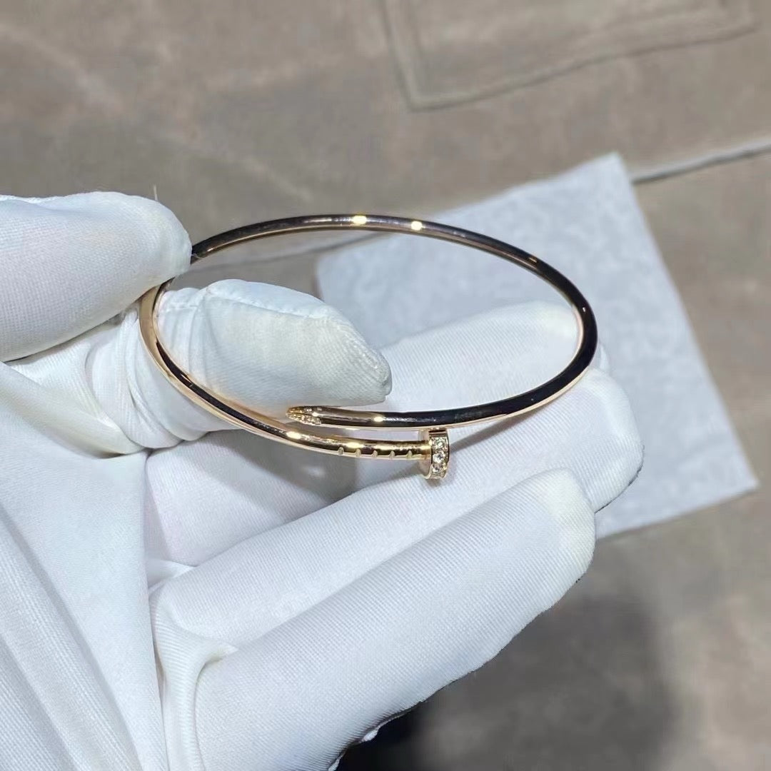 [アンジェラジュエリー]JUSTE ブレスレット 2.5mm ダイヤモンド