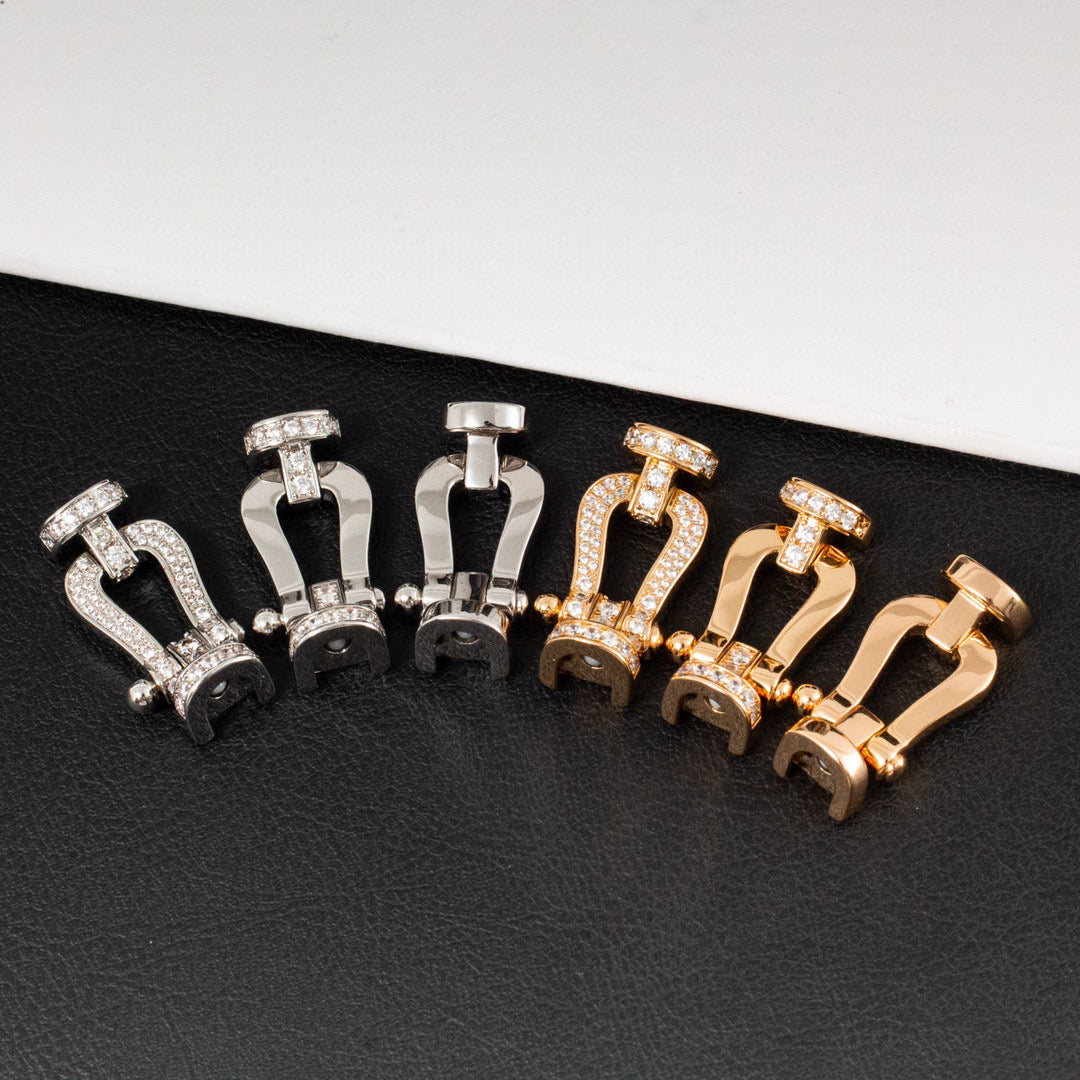 [Angela Jewellery]FORCE GROSSES HUFEISEN-HALBDIAMANTARMBAND GOLD 