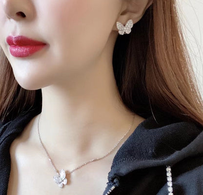 [Angela Schmuck] SCHMETTERLINGS-OHRRINGE MIT DIAMANTEN