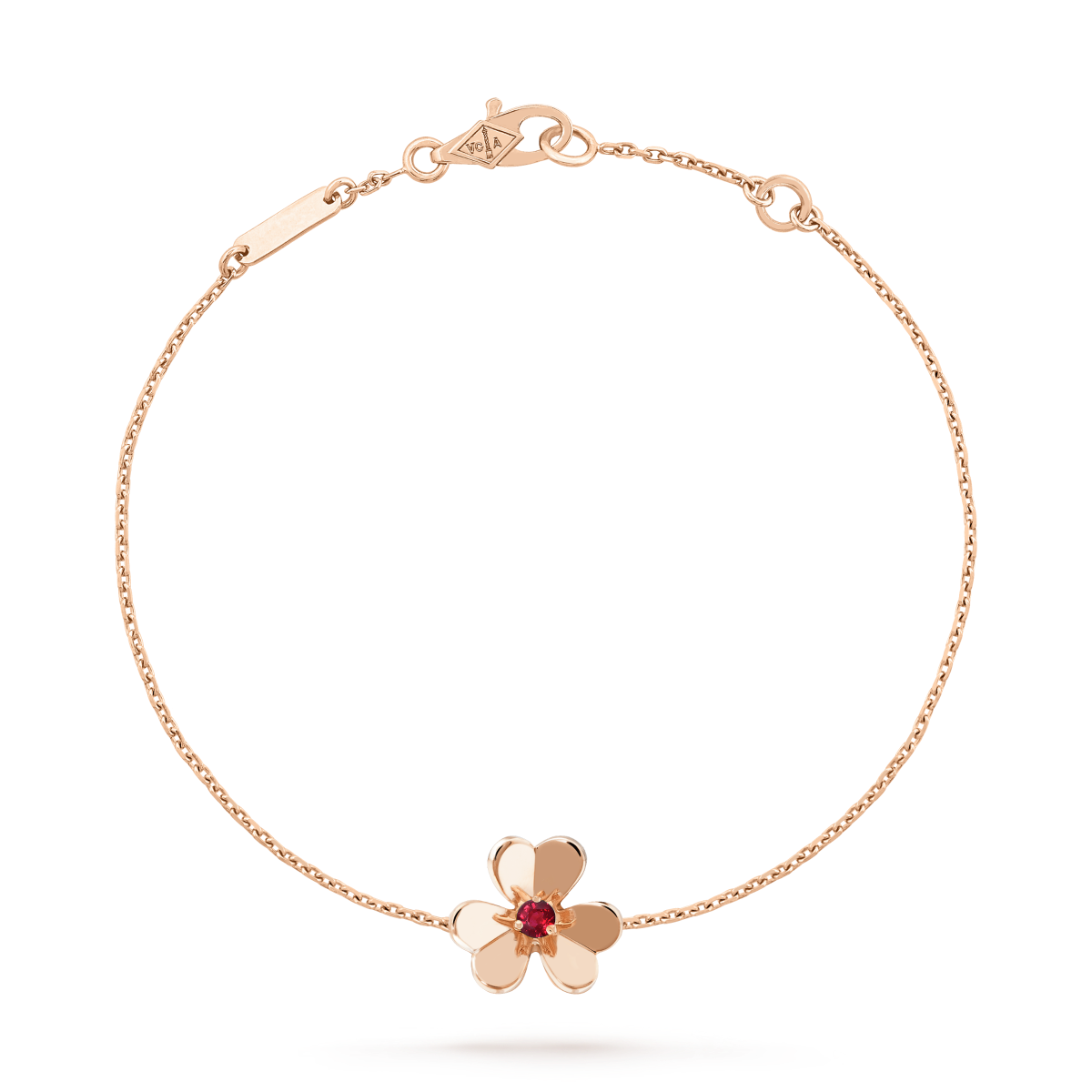 [Angela Schmuck]FRIVOLE GOLD BLUME ROSA MALACHIT ARMBAND