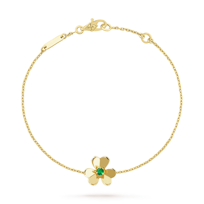 [Angela Schmuck]FRIVOLE GOLD BLUME ROSA MALACHIT ARMBAND