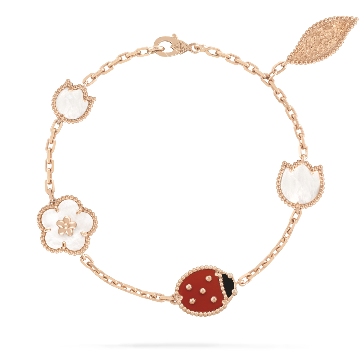 [Angela Schmuck]Armband mit 5 Glücksmotiven