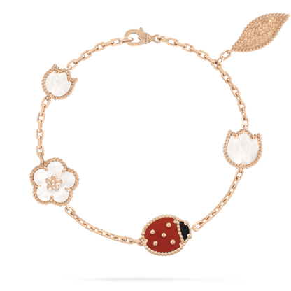 [Angela Schmuck]Armband mit 5 Glücksmotiven