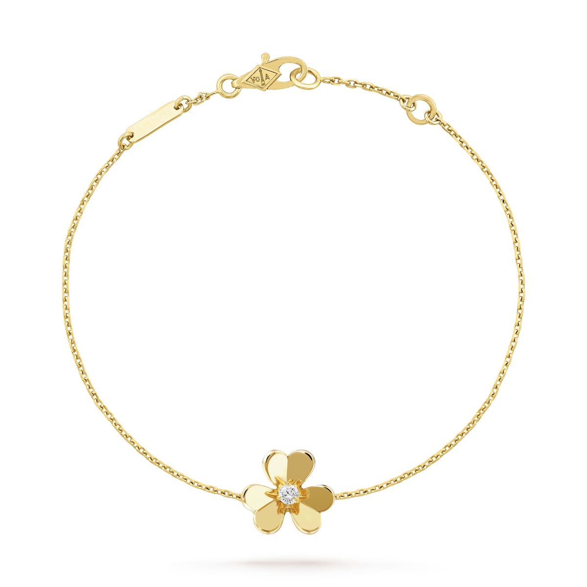 [Angela Schmuck]FRIVOLE GOLD BLUME ROSA MALACHIT ARMBAND