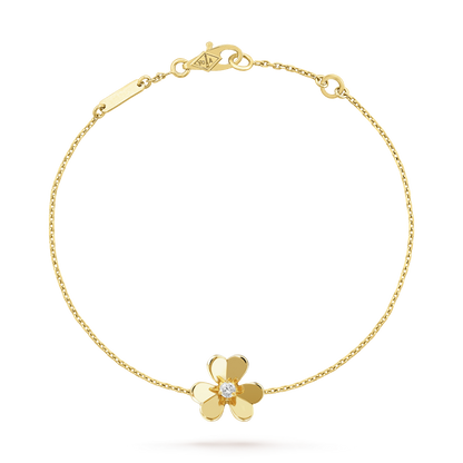 [Angela Schmuck]FRIVOLE GOLD BLUME ROSA MALACHIT ARMBAND