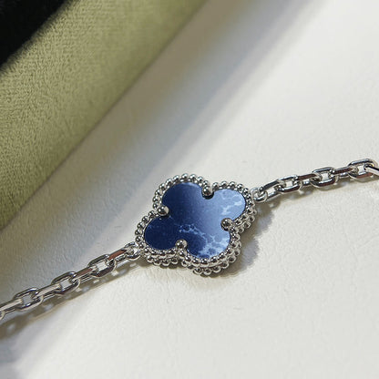 [Angela Jewellery] KLEEBLATT 5 MOTIV PIETERSIT SILBERARMBAND 