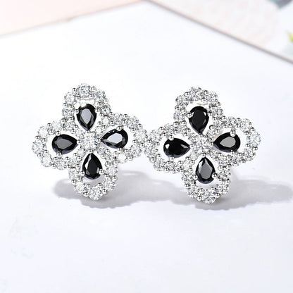 [Angela Schmuck] Creolen mit Vollmotiv, Diamant, 16 mm
