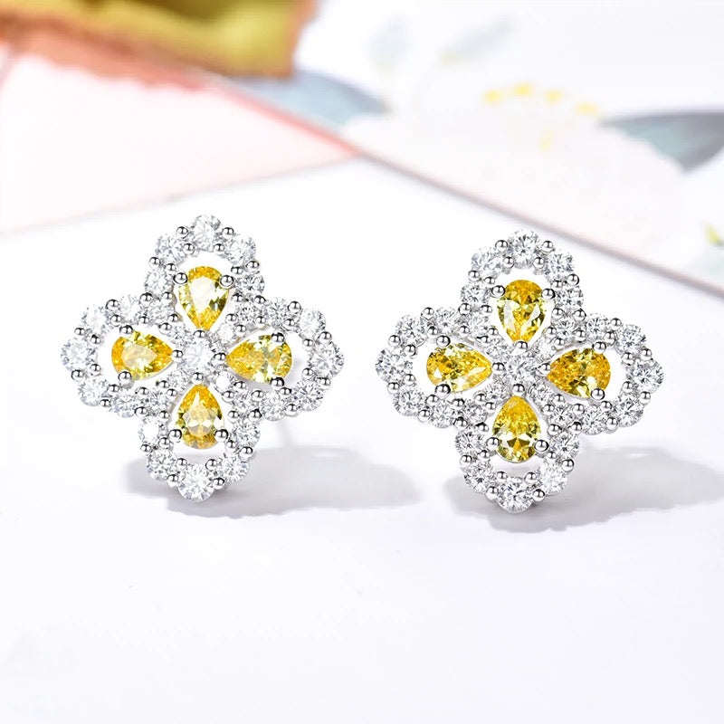 [Angela Schmuck] Creolen mit Vollmotiv, Diamant, 16 mm