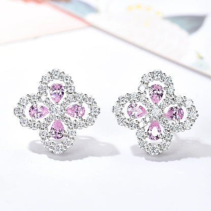 [Angela Schmuck] Creolen mit Vollmotiv, Diamant, 16 mm
