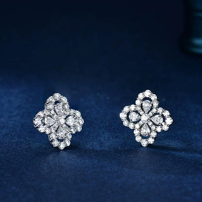 [Angela Schmuck] Creolen mit Vollmotiv, Diamant, 16 mm