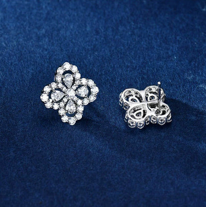 [Angela Schmuck] Creolen mit Vollmotiv, Diamant, 16 mm