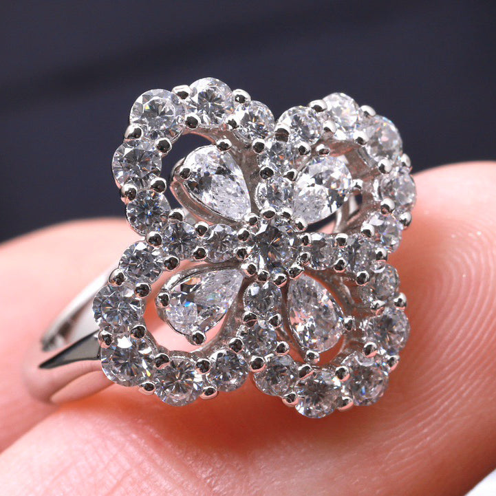 [Angela Jewellery] LOOP RING VOLLMOTIV DIAMANT 16MM SILBER