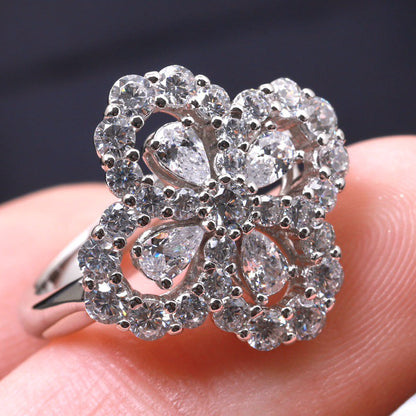 [Angela Jewellery] LOOP RING VOLLMOTIV DIAMANT 16MM SILBER