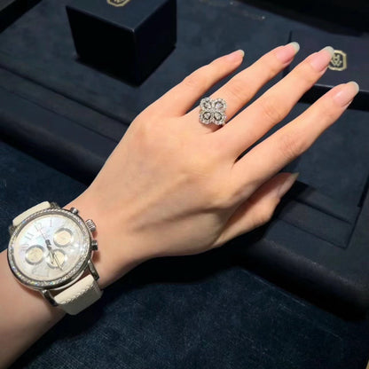 [Angela Jewellery] LOOP RING VOLLMOTIV DIAMANT 16MM SILBER