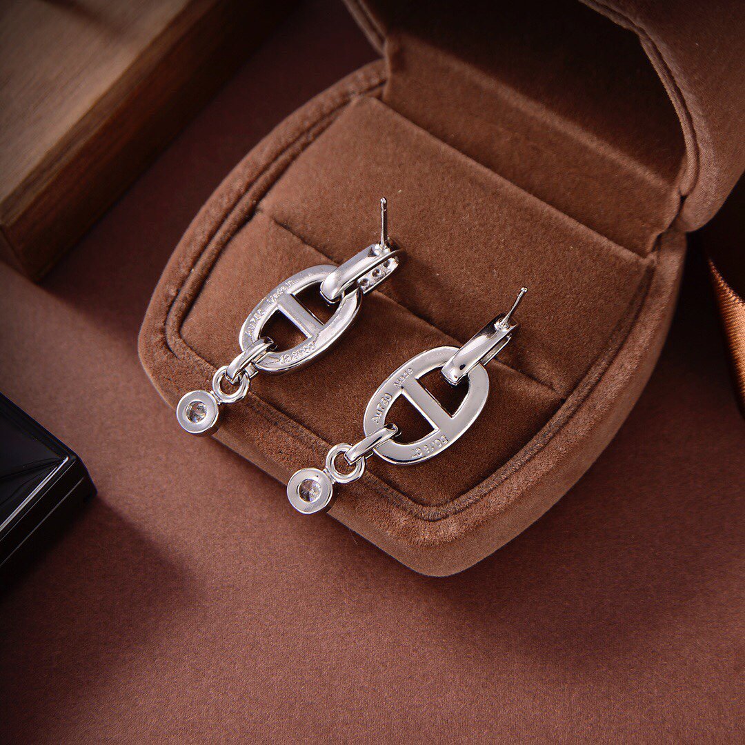 [Angela Schmuck]HM CHAINE DIAMANT OHRRINGE