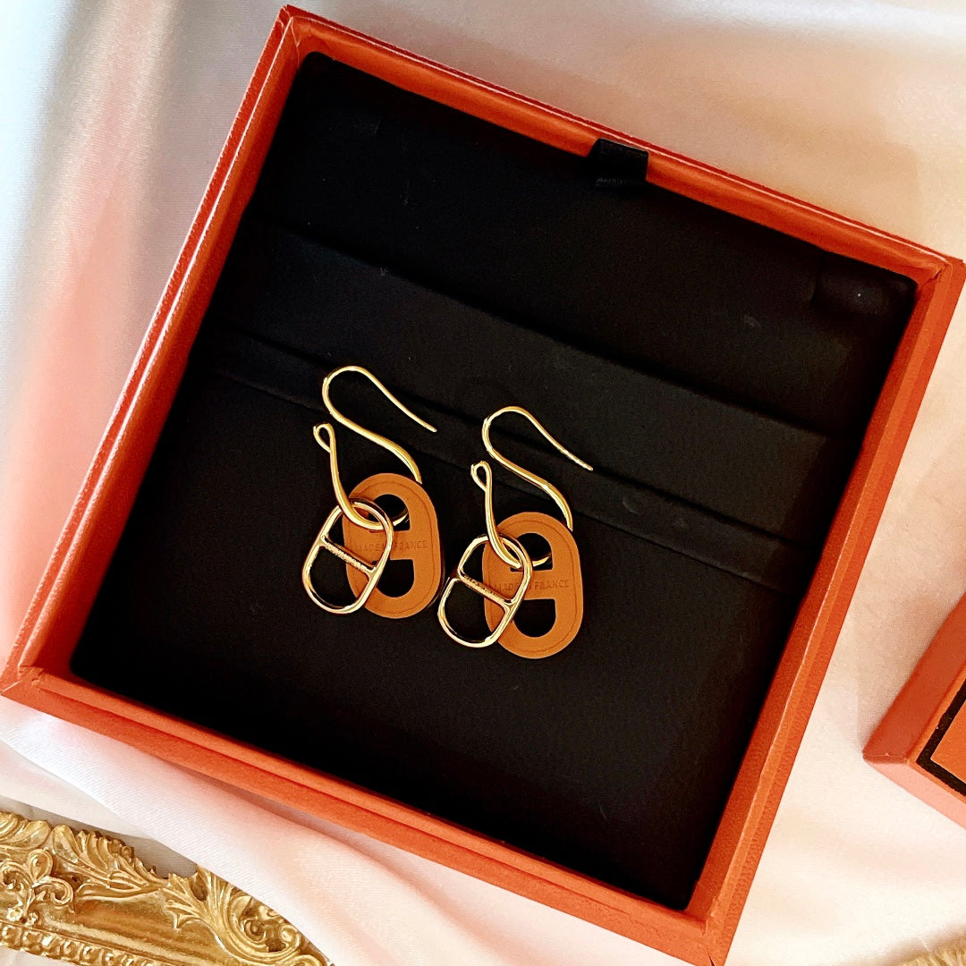 [Angela Jewellery]HM O'MAILLON GOLD EARRINGS