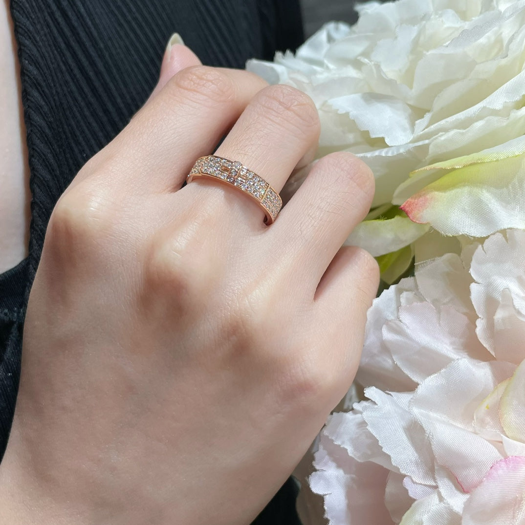 [Angela Schmuck]KELLY ROSÉGOLD DIAMANTRING