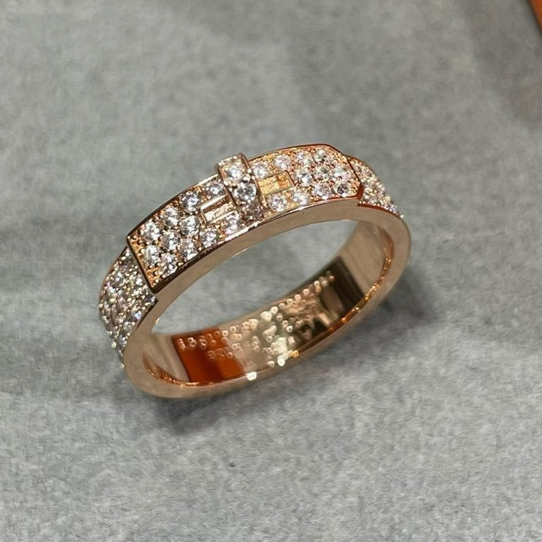 [Angela Schmuck]KELLY ROSÉGOLD DIAMANTRING