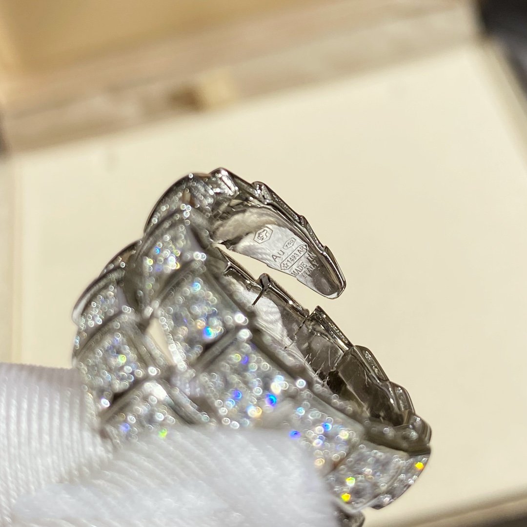 [Angela Jewellery]SERPENTI DOPPELRING SILBER MIT DIAMANTEN