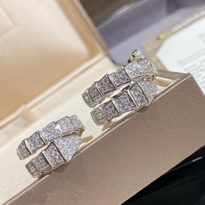 [Angela Jewellery]SERPENTI DOPPELRING SILBER MIT DIAMANTEN