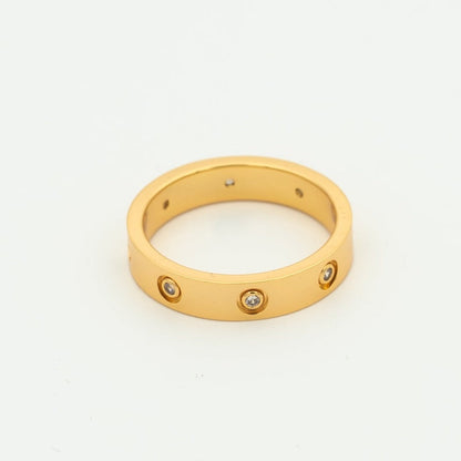 [アンジェラジュエリー]ラブリング 3.6mm 8ダイヤモンド