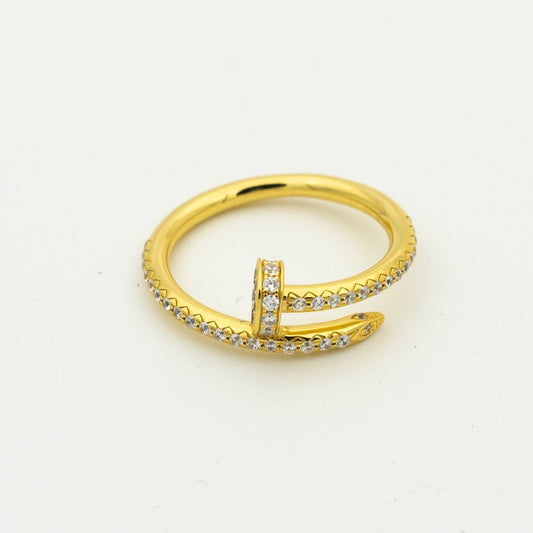 [アンジェラジュエリー]JUSTE リング 1.8mm ゴールド ダイヤモンド