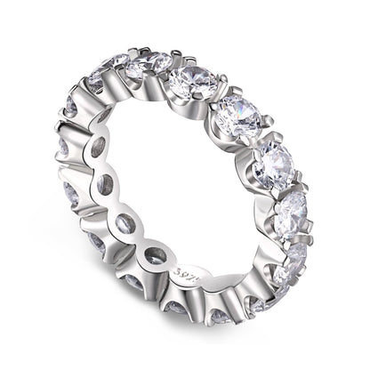 Angela Jewelry]Eternity Tennisring im Rundschliff