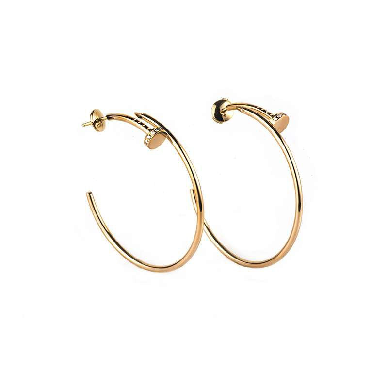 [Angela Schmuck]JUSTE OHRRINGE GOLD DIAMANTEN 1,8MM 