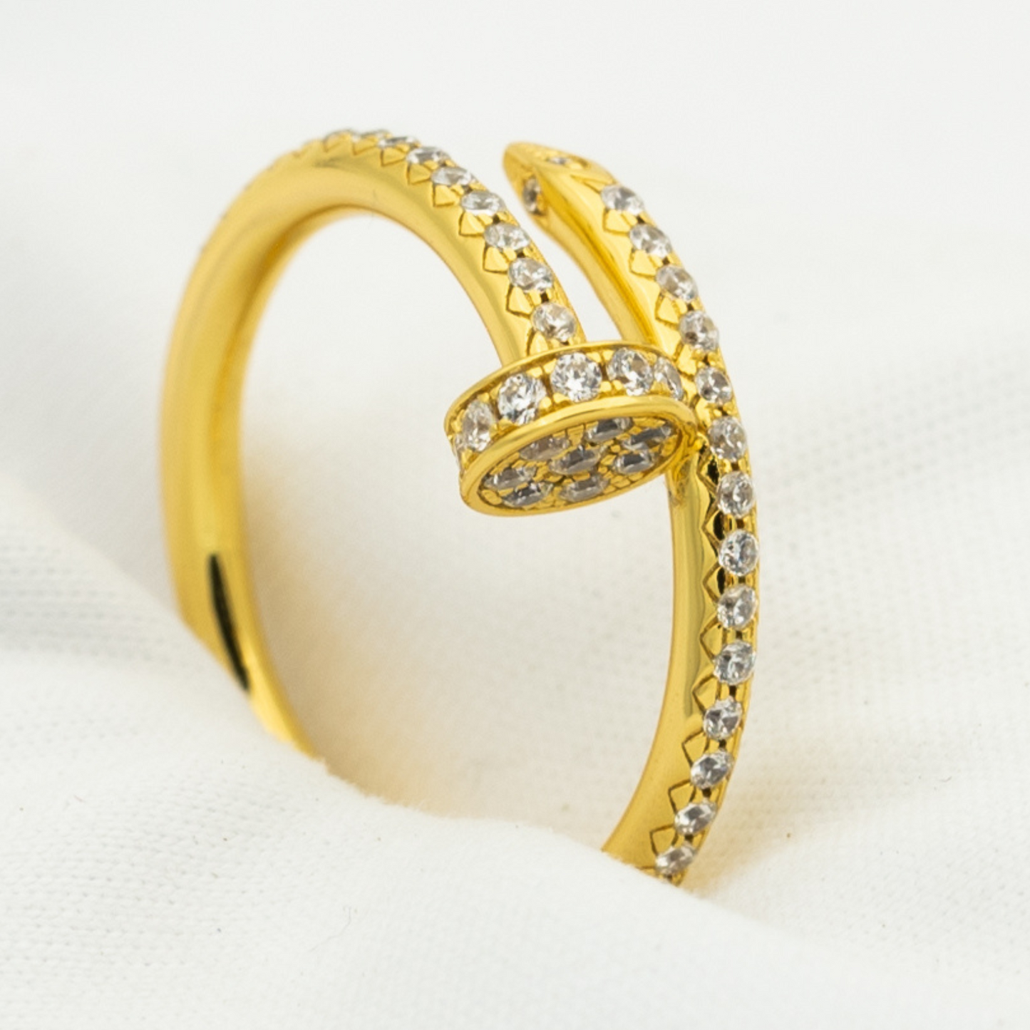 [Angela Schmuck]JUSTE RING 1,8MM GOLD DIAMANTEN