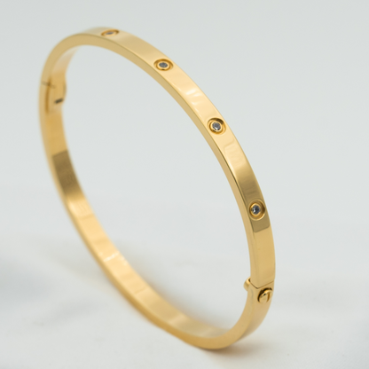 [Angela Schmuck]Liebesarmband 3,65 mm 10 Diamanten