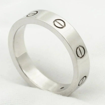 [Angela Schmuck]Liebesring 4mm 1 Diamant Silber