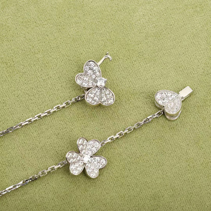 [Angela Schmuck]FRIVOLE SILBER 9 BLUMEN HALSKETTE