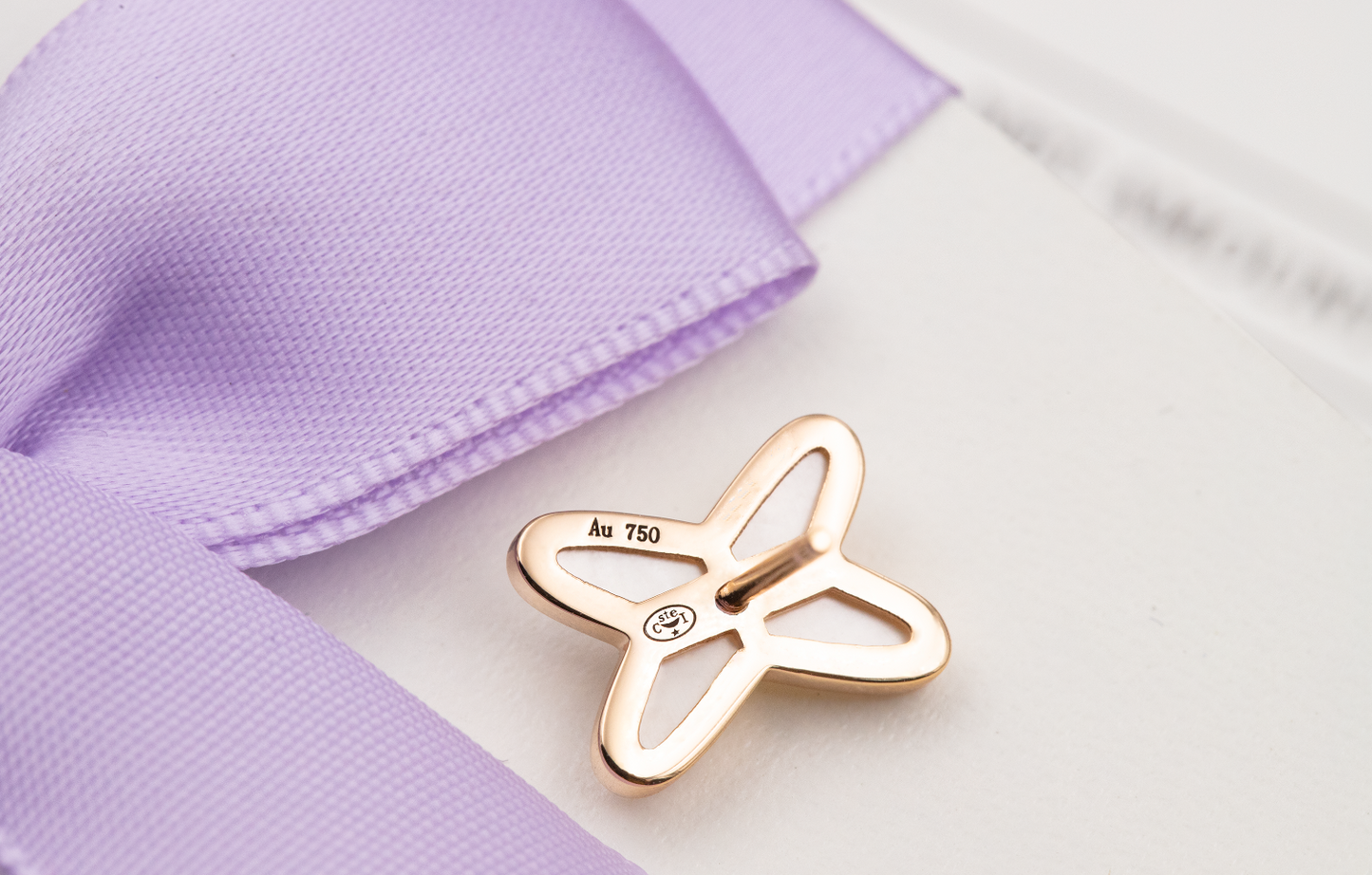 [Angela Jewellery]JEUX DE WHITE MOP ROSÉGOLD DIAMANT OHRRINGE