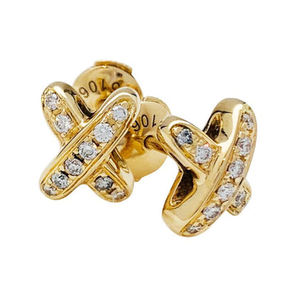 [Angela Jewellery]JEUX DE GOLD DIAMANT-OHRRINGE