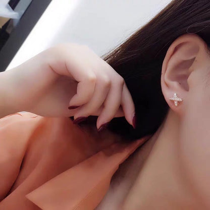 [Angela Jewellery]JEUX DE GOLD DIAMANT-OHRRINGE