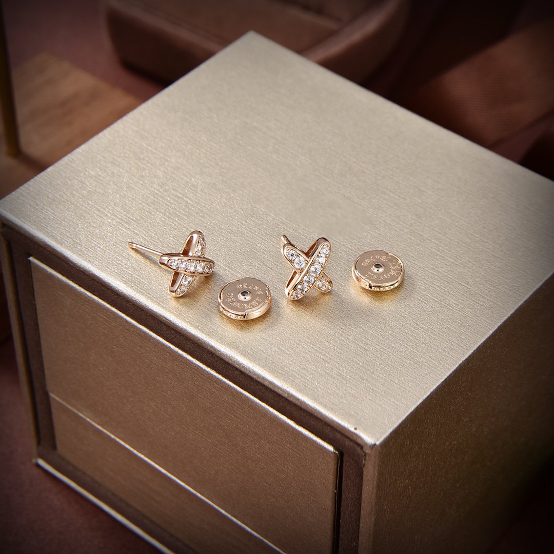 [Angela Jewellery]JEUX DE GOLD DIAMANT-OHRRINGE