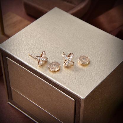 [Angela Jewellery]JEUX DE GOLD DIAMANT-OHRRINGE