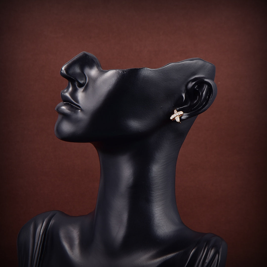[Angela Jewellery]JEUX DE GOLD DIAMANT-OHRRINGE