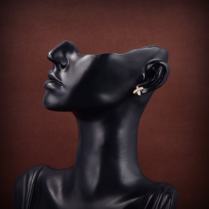 [Angela Jewellery]JEUX DE GOLD DIAMANT-OHRRINGE