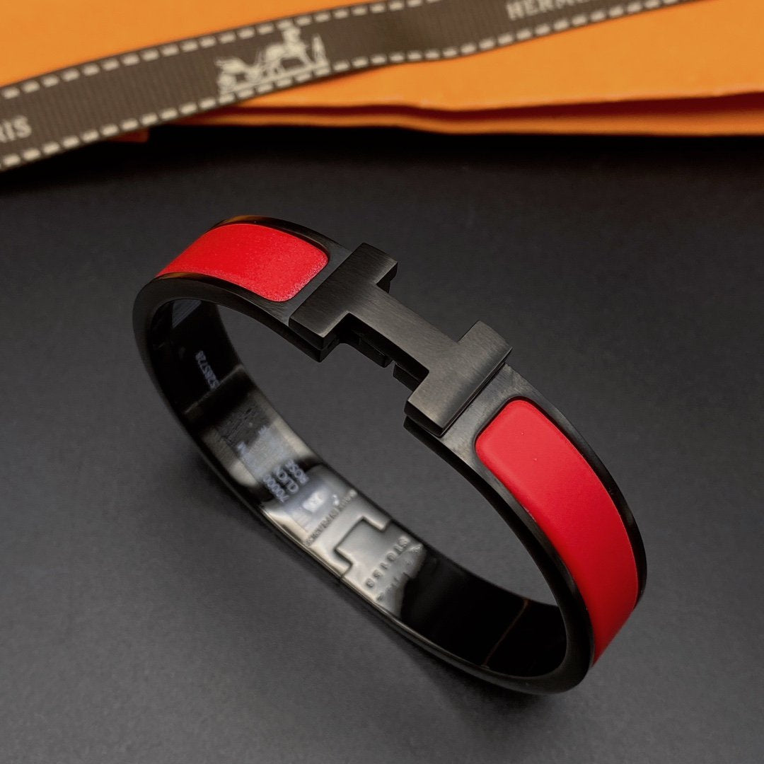 [Angela Schmuck]CLIC HM SO SCHWARZ ROT ARMBAND