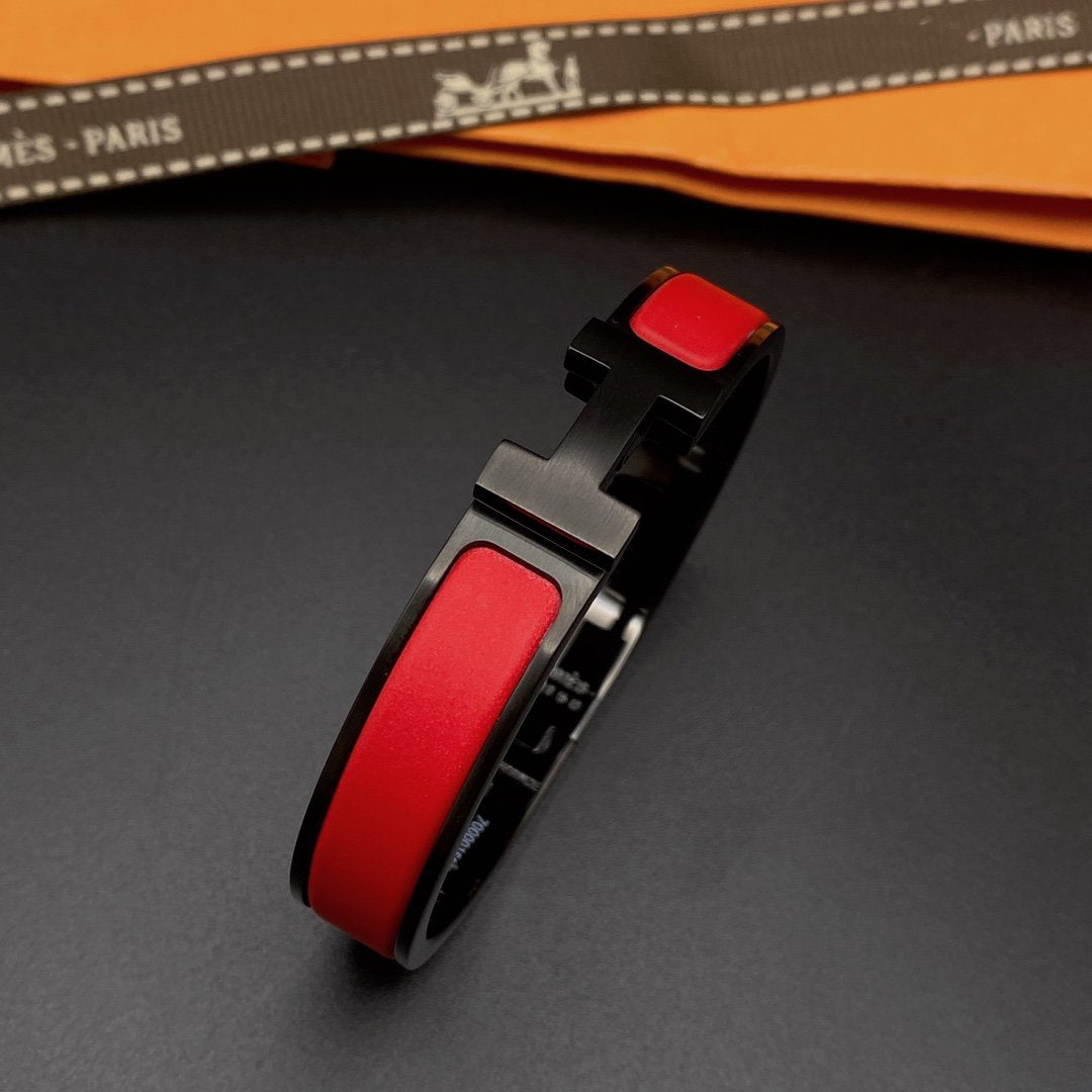 [Angela Schmuck]CLIC HM SO SCHWARZ ROT ARMBAND