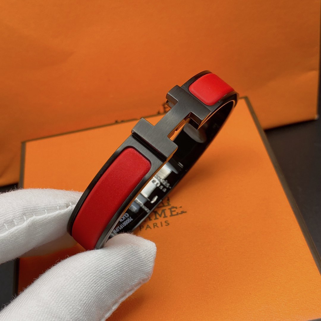 [Angela Schmuck]CLIC HM SO SCHWARZ ROT ARMBAND